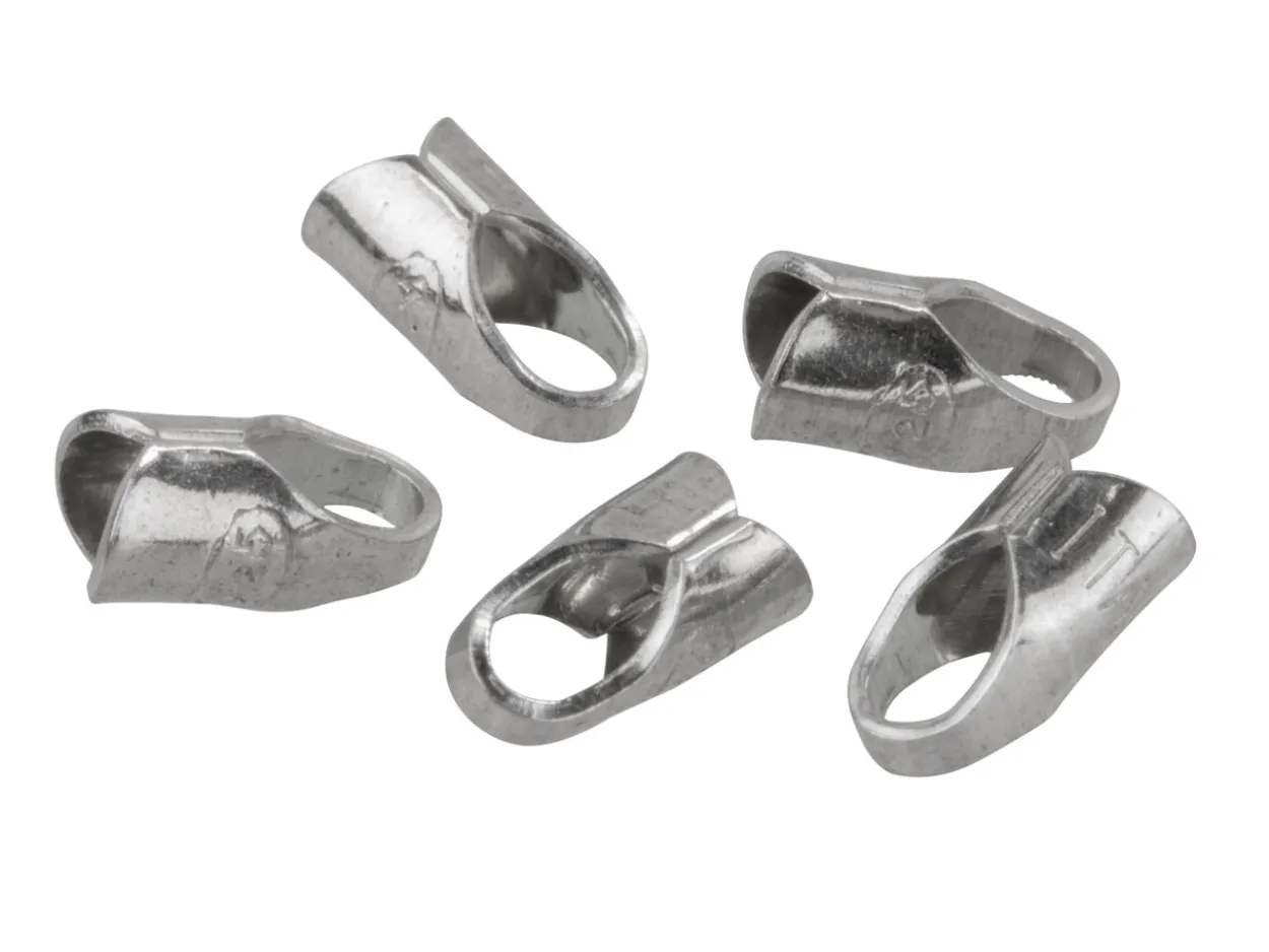 Sterling Silver Chain End Round Pack of 10 3mm Inside Diameter