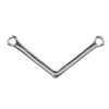 Sterling Silver Chevron 30mm