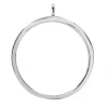 Sterling Silver Circle Drop 19mm, 100% Recycled Silver