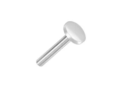Sterling Silver Circle Labret Stud Earrings
