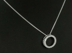 Sterling Silver Circle Of Life Stone Set 14mm