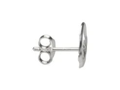 Sterling Silver Claddagh Design Stud Earrings