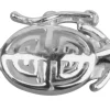 Sterling Silver Clasp 1 Row, With Figure Of 8 Safety Clip