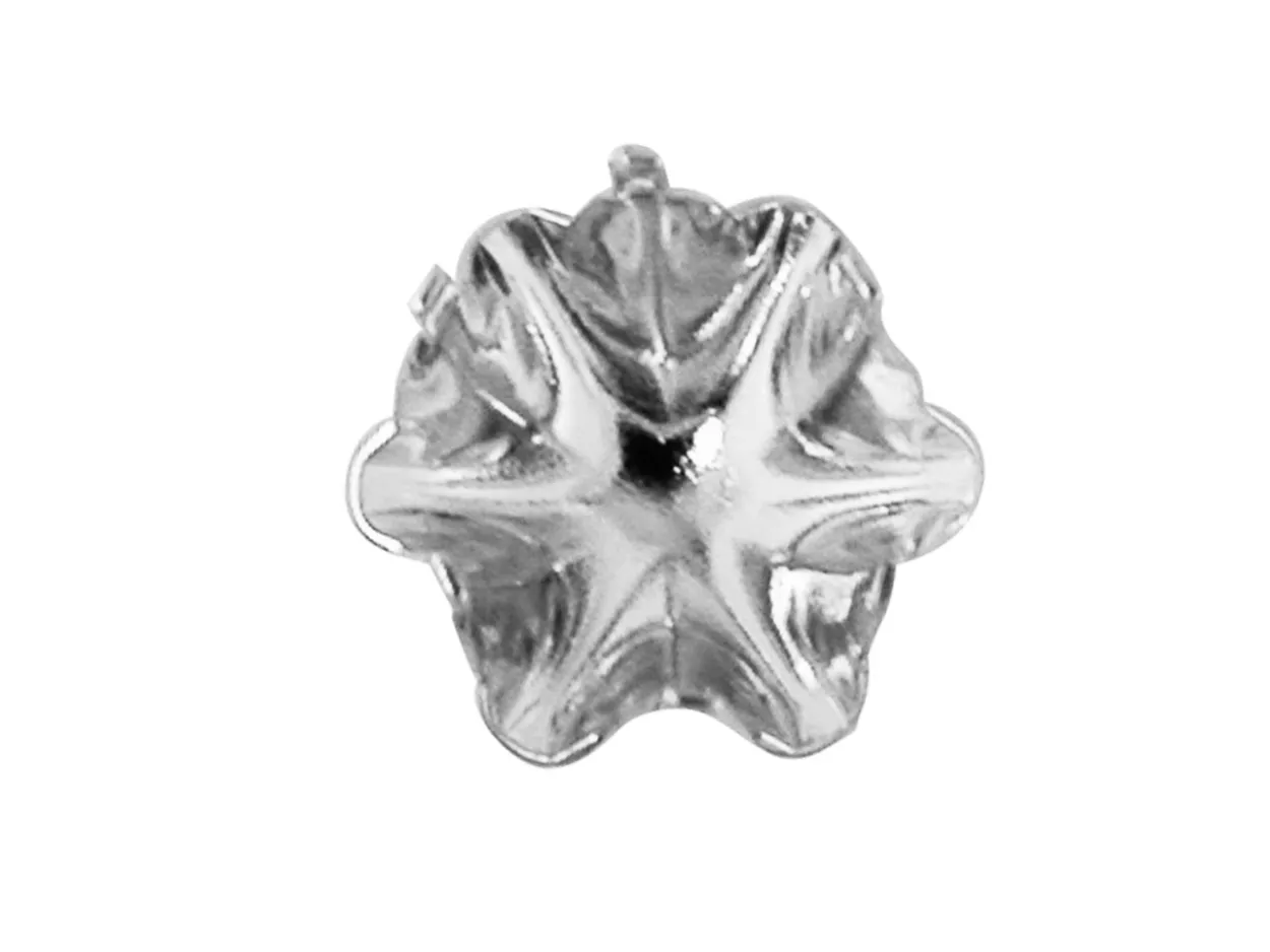 Sterling Silver Claw 3mm, Pack of 10, Buttercup Earring