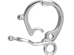 Sterling Silver Clip On Bail 14mm Long With 7mm Opening