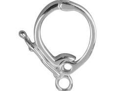 Sterling Silver Clip On Bail 15mm Long With 10mm Opening