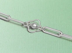 Sterling Silver Clover Connector Charms 10mm Pack of 5