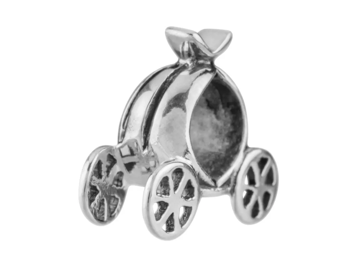 Sterling Silver Coach Charm Bead