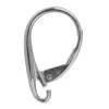 Sterling Silver Continental Ear Wire Flat With Open Loop