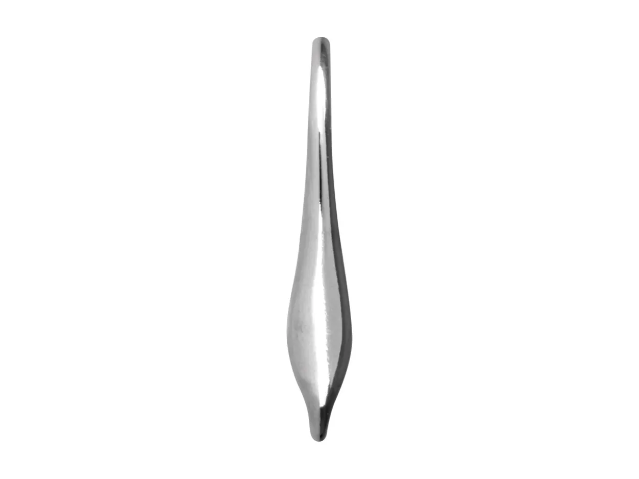 Sterling Silver Continental Ear Wire Flat With Open Loop