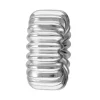 Sterling Silver Corrugated Flat 4mm Beads Pack of 10, With Straight Corrugated Pattern