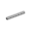 Sterling Silver Corrugated Spiral 12.7x2mm Tube Beads Pack of 25