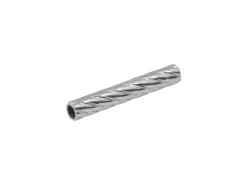 Sterling Silver Corrugated Spiral 12.7x2mm Tube Beads Pack of 25
