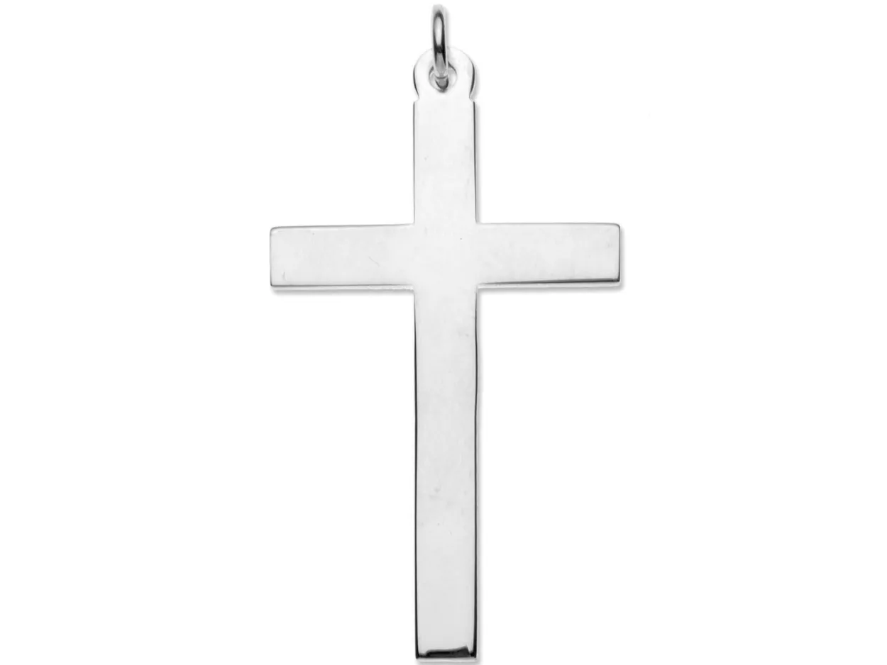 Sterling Silver Cross, Latin Plain No.15