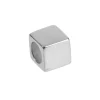 Sterling Silver Cube 5mm Stamping Blank Pack of 3