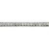 Sterling Silver Cubic Zirconia Grain Set Bar 30mm