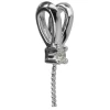 Sterling Silver Cubic Zirconia Set Rabbit Bail With Pin