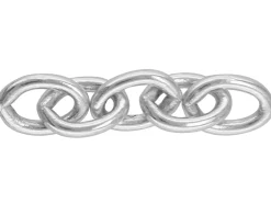 Sterling Silver Cufflink Chain, Pack of 6