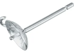 Sterling Silver Cup Peg Post Ring Pack of 10, 6mm, 302