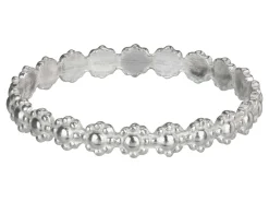 Sterling Silver Daisy Flower Ring 3mm Size M