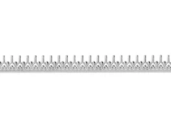 Sterling Silver Decorative Wishbone Gallery Strip 5mm