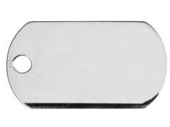 Sterling Silver Dog Tag 22.0mm X 13.0mm X 0.5mm Stamping Blank