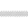 Sterling Silver Double Inverted Heart Gallery Strip 8.5mm
