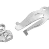 Sterling Silver Ear Clip Flat Stamped, Large Unassembled