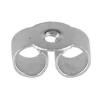 Sterling Silver Earring Back Scroll Small Pack of 50, 100% Recycled Silver