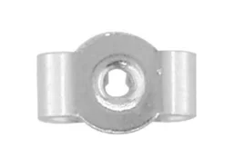 Sterling Silver Earring Back Scroll Small Pack of 50, 100% Recycled Silver