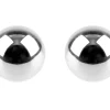 Sterling Silver Earrings Pair 3mm Ball Stud Earrings With Scroll