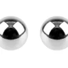 Sterling Silver Earrings Pair 4mm Ball Stud Earrings With Scroll