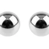 Sterling Silver Earrings Pair 6mm Ball Stud Earrings With Scroll
