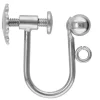 Sterling Silver Ear Screw Bead And Ring 3mm Round Wire