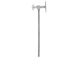 Sterling Silver Ear Screw Straight, Round Wire