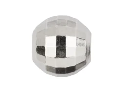Sterling Silver Faceted Round Bead 3mm