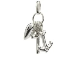 Sterling Silver Faith, Hope And Charity Pendant