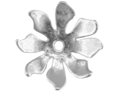 Sterling Silver Flower Bead Cup 11mm