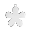 Sterling Silver Flower 20mm Stamping Blank Pack of 3