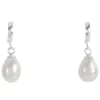 Sterling Silver Fresh Water Cultured Pearls Drop Earrings
