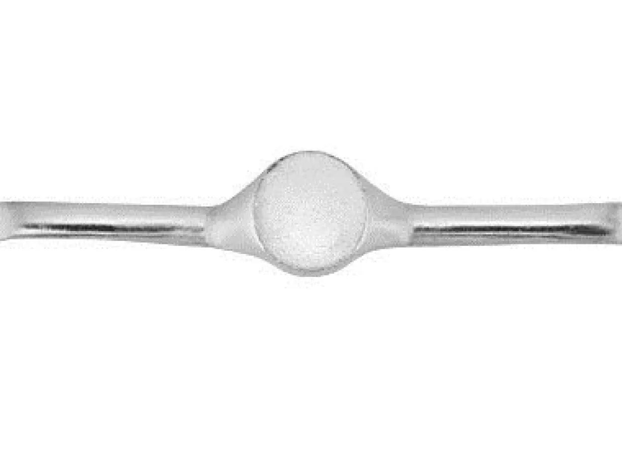 Sterling Silver Gents Ring Kg4822 2.00mm Hallmarked Fully Annealed Round Signet 11mm, 100% Recycled Silver