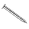 Sterling Silver Grooved Headed Tie Tack Pin 9.5mm X 1.1mm Pack of 6
