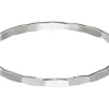 Sterling Silver Hammered Ring 1.5mm Size N1/2