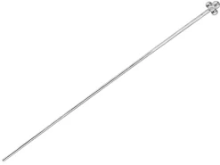 Sterling Silver Head Pin 50mm Pack of 20, With 3 Bead End