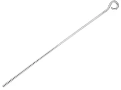 Sterling Silver Head Pin 50mm Pack of 20, With Loop End