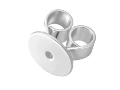 Sterling Silver Heartback Scroll Large Pack of 6