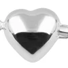Sterling Silver Heart Clasp 17 X 17 X 13.5mm