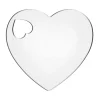 Sterling Silver Heart 20mm Stamping Blank