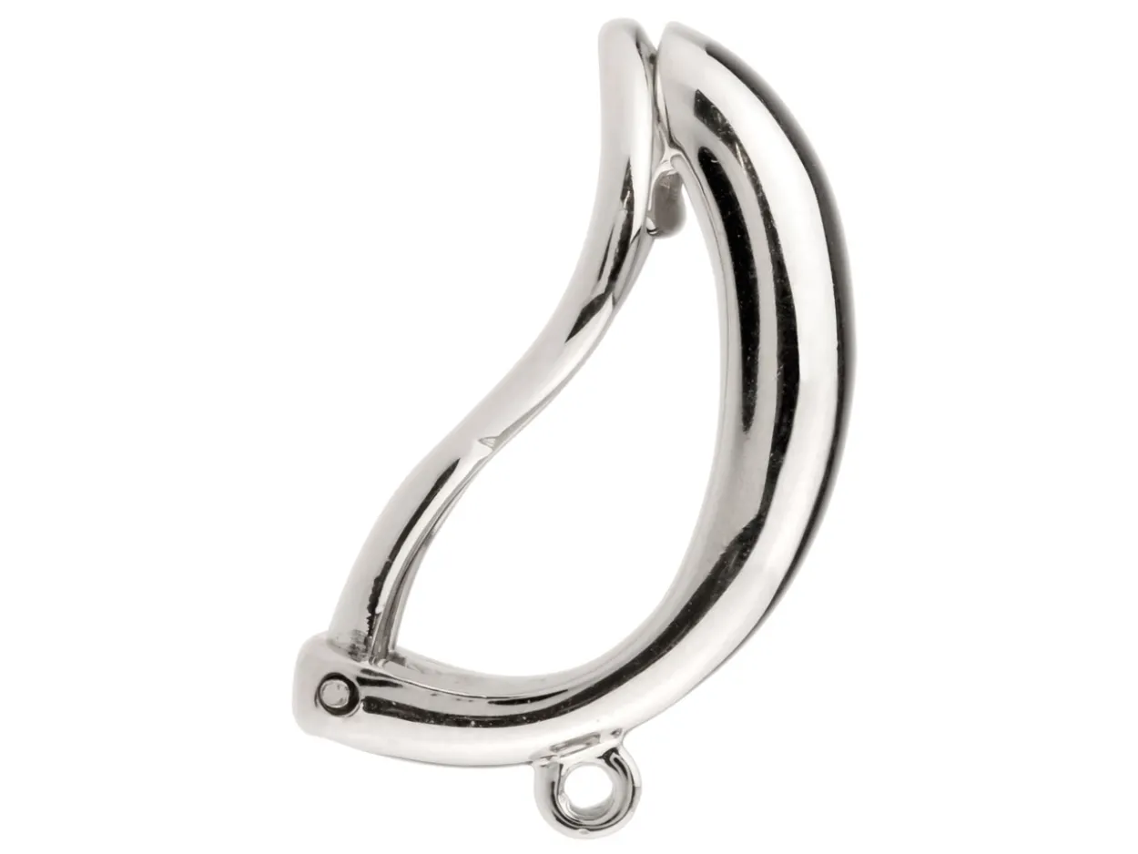 Sterling Silver Heavy Ear Clip With Ring Pack of 2