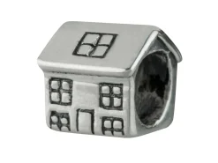 Sterling Silver House Charm Bead